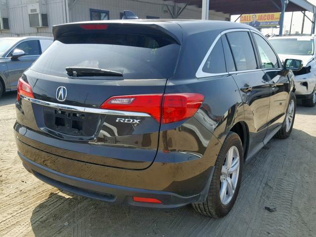 5J8TB3H55FL014316 - 2015 ACURA RDX TECHNO BROWN photo 4