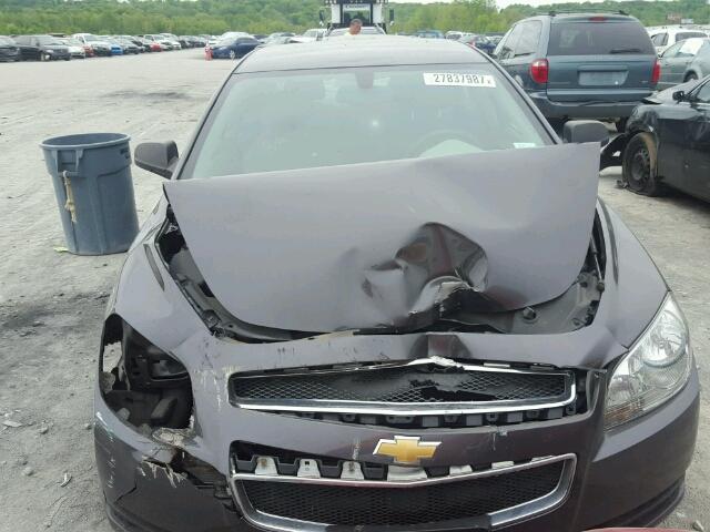 1G1ZA5EU1CF394356 - 2012 CHEVROLET MALIBU LS GRAY photo 7