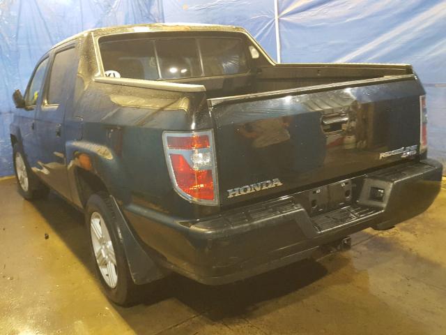 5FPYK1F54EB008110 - 2014 HONDA RIDGELINE BLACK photo 3