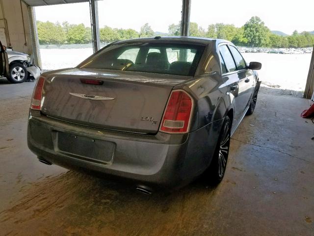 2C3CCABG6CH129661 - 2012 CHRYSLER 300 S GRAY photo 4