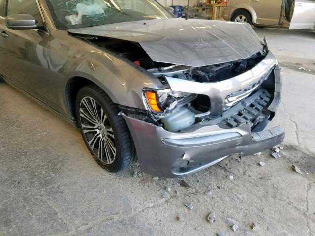 2C3CCABG6CH129661 - 2012 CHRYSLER 300 S GRAY photo 9