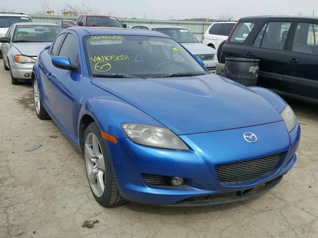 JM1FE173440105051 - 2004 MAZDA RX8 BLUE photo 1