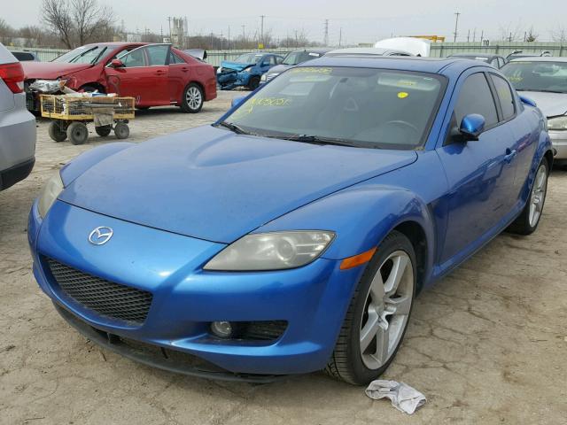 JM1FE173440105051 - 2004 MAZDA RX8 BLUE photo 2