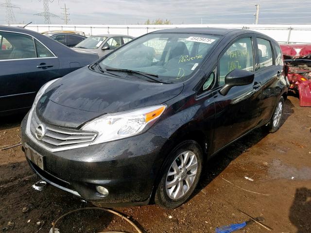 3N1CE2CP7FL433784 - 2015 NISSAN VERSA NOTE BLACK photo 2