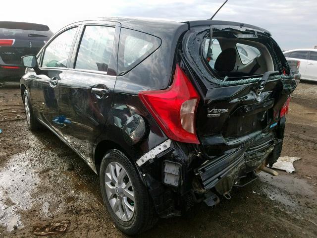 3N1CE2CP7FL433784 - 2015 NISSAN VERSA NOTE BLACK photo 3