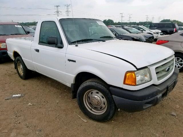 1FTYR10D93PA21071 - 2003 FORD RANGER WHITE photo 1