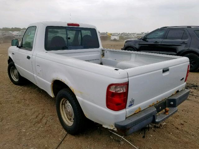 1FTYR10D93PA21071 - 2003 FORD RANGER WHITE photo 3