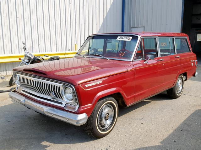 1414X19300165 - 1968 JEEP WAGONEER RED photo 2