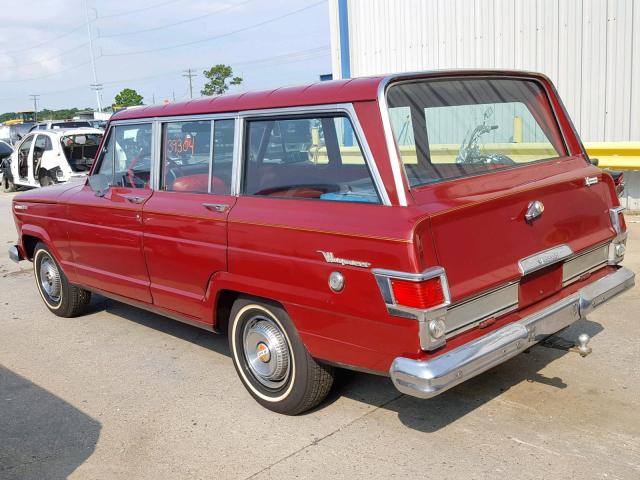 1414X19300165 - 1968 JEEP WAGONEER RED photo 3