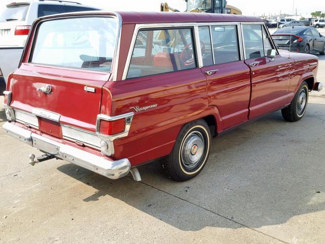 1414X19300165 - 1968 JEEP WAGONEER RED photo 4