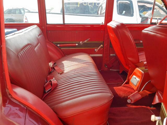 1414X19300165 - 1968 JEEP WAGONEER RED photo 6