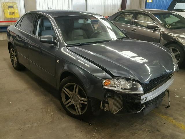 WAUDF78E76A022165 - 2006 AUDI A4 2.0T QU GRAY photo 1