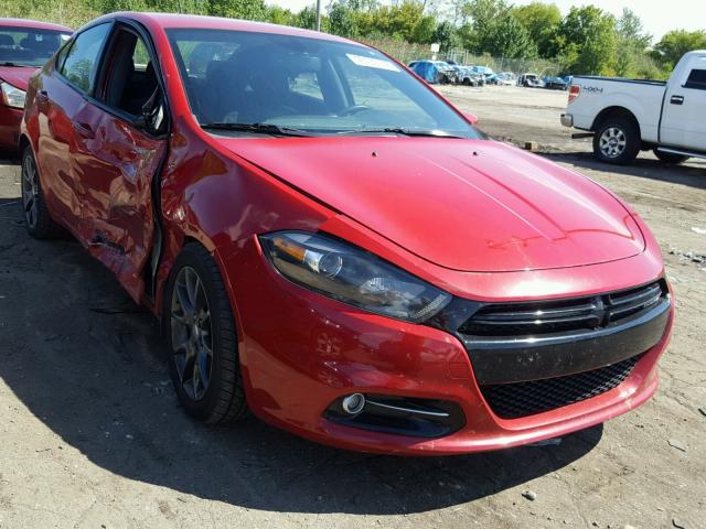 1C3CDFBBXED901514 - 2014 DODGE DART SXT RED photo 1