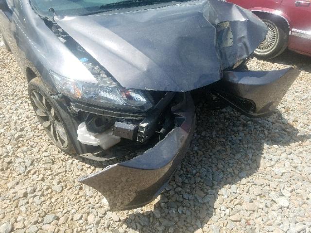 19XFB2F9XFE054184 - 2015 HONDA CIVIC EXL ნაცრისფერი ფოტო 9