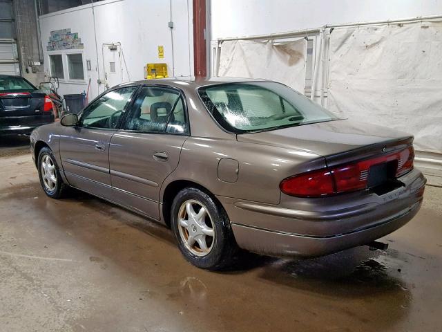 2G4WB55K721203711 - 2002 BUICK REGAL LS BROWN photo 3