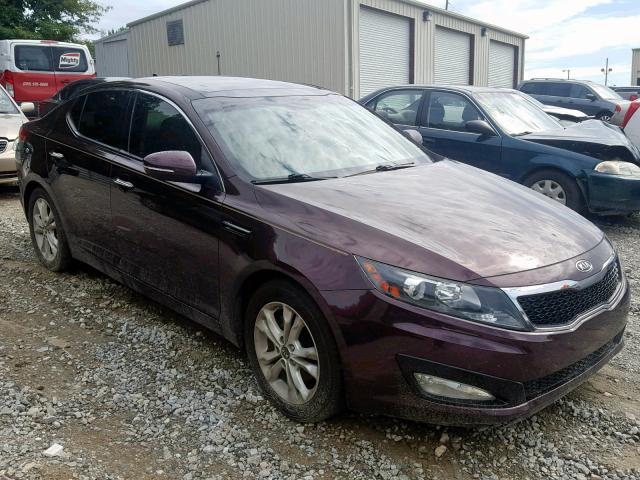 KNAGN4A70B5085881 - 2011 KIA OPTIMA EX MAROON photo 1