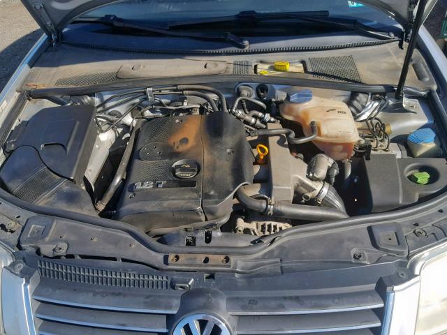 WVWPD63BX2P431880 - 2002 VOLKSWAGEN PASSAT GLS SILVER photo 7