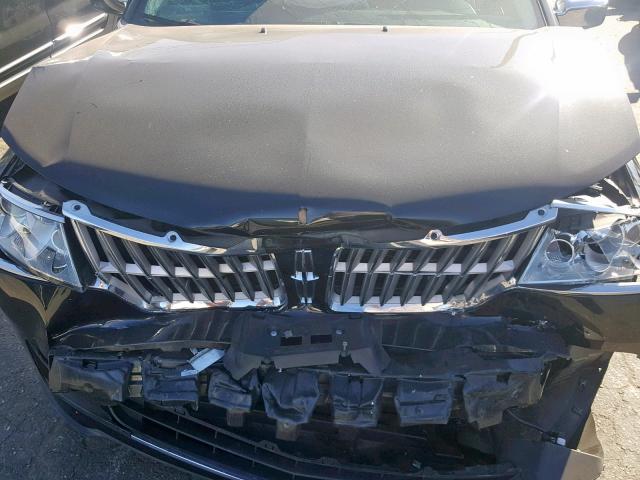 3LNDL2L38CR816366 - 2012 LINCOLN MKZ HYBRID BLACK photo 7