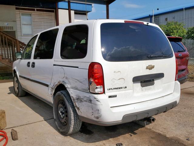 1GNDV23WX7D179592 - 2007 CHEVROLET UPLANDER L WHITE photo 3