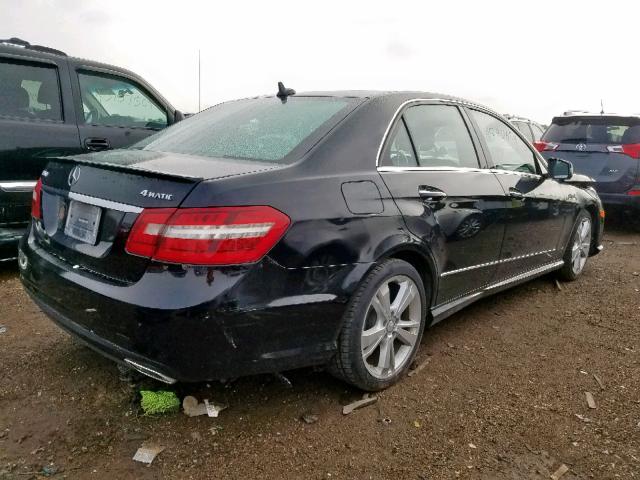 WDDHF8JB7DA662793 - 2013 MERCEDES-BENZ E 350 4MAT BLACK photo 4