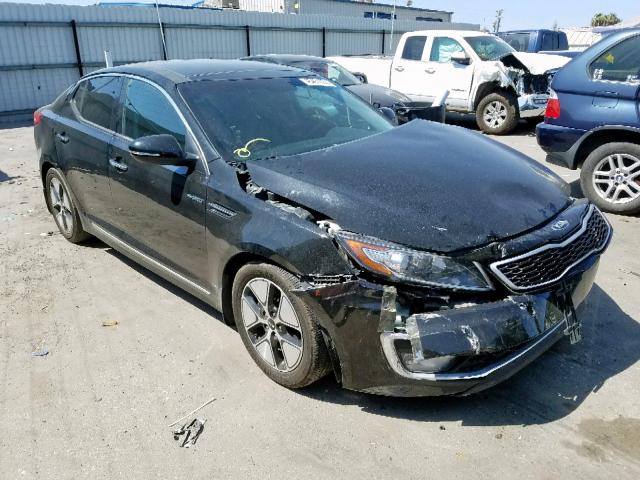 KNAGM4AD0D5058580 - 2013 KIA OPTIMA HYB BLACK photo 1