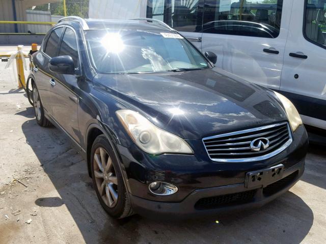 JNKAJ09E28M303722 - 2008 INFINITI EX35 BASE BLACK photo 1