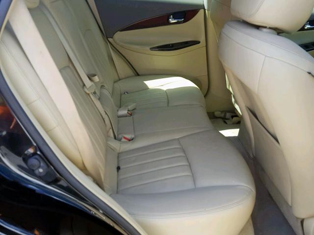 JNKAJ09E28M303722 - 2008 INFINITI EX35 BASE BLACK photo 6