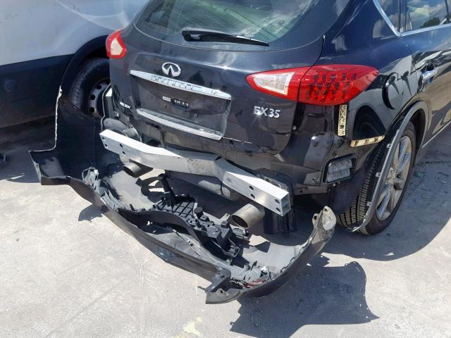 JNKAJ09E28M303722 - 2008 INFINITI EX35 BASE BLACK photo 9