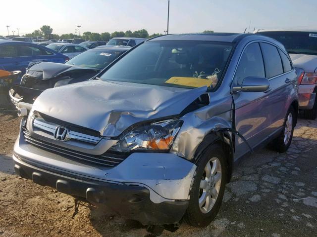 JHLRE48768C017111 - 2008 HONDA CR-V EXL SILVER photo 2