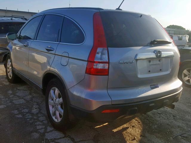 JHLRE48768C017111 - 2008 HONDA CR-V EXL SILVER photo 3