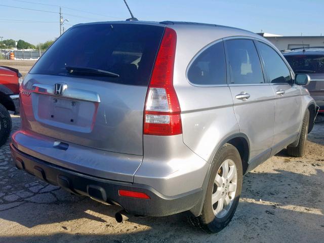 JHLRE48768C017111 - 2008 HONDA CR-V EXL SILVER photo 4