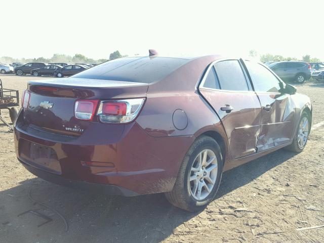 1G11C5SLXFF296059 - 2015 CHEVROLET MALIBU 1LT BURGUNDY photo 4