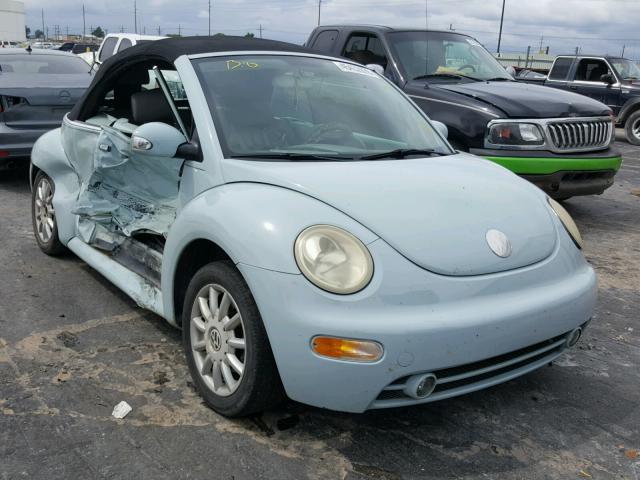 3VWCM31Y15M314085 - 2005 VOLKSWAGEN NEW BEETLE ლურჯი ფოტო 1
