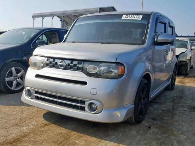 JN8AZ28R39T130203 - 2009 NISSAN CUBE BASE SILVER photo 2