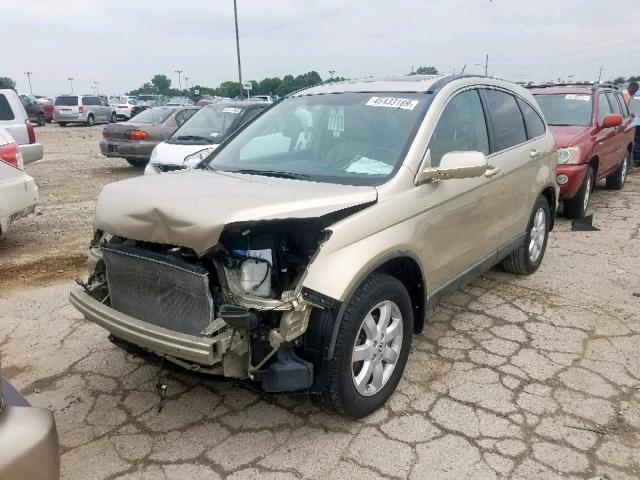 5J6RE48718L034261 - 2008 HONDA CR-V EXL GOLD photo 2