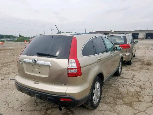 5J6RE48718L034261 - 2008 HONDA CR-V EXL GOLD photo 4