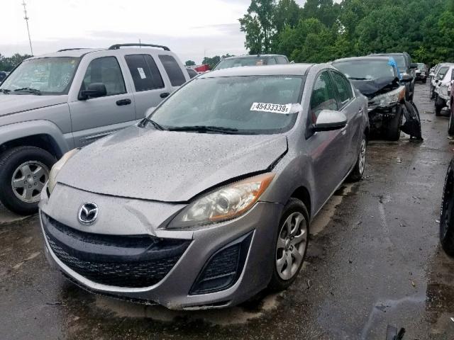 JM1BL1UF5B1467173 - 2011 MAZDA 3 I GRAY photo 2