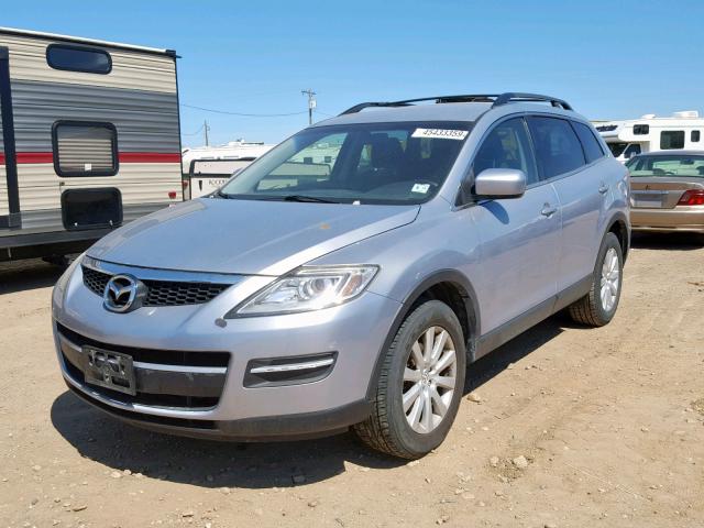 JM3TB38V380152432 - 2008 MAZDA CX-9 SILVER photo 2