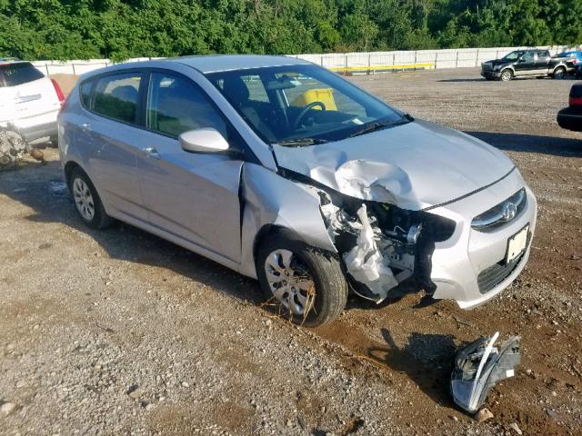 KMHCT5AE2GU242301 - 2016 HYUNDAI ACCENT SE SILVER photo 1