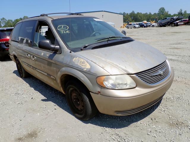 2C4GP44353R307177 - 2003 CHRYSLER TOWN & COU GOLD photo 1