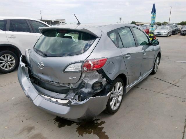 JM1BL1K50B1491827 - 2011 MAZDA 3 S GRAY photo 4