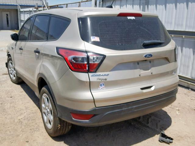 1FMCU0F70HUE25997 - 2017 FORD ESCAPE S GOLD photo 3