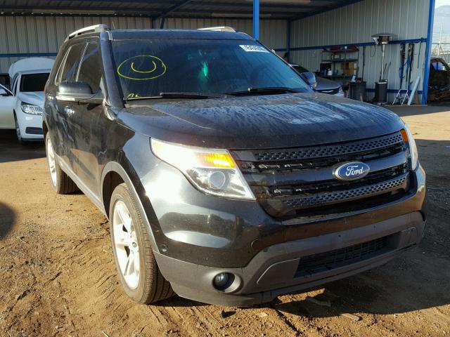 1FMHK8F8XCGA13340 - 2012 FORD EXPLORER L BLACK photo 1