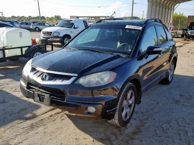 5J8TB18557A015760 - 2007 ACURA RDX TECHNO BLACK photo 2