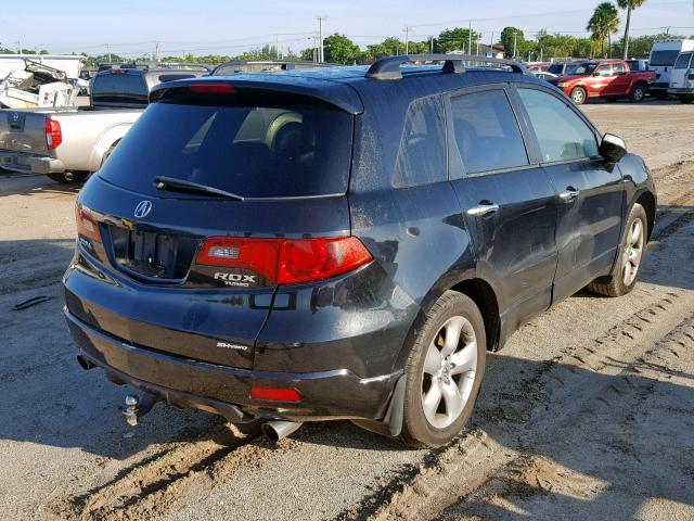 5J8TB18557A015760 - 2007 ACURA RDX TECHNO BLACK photo 4