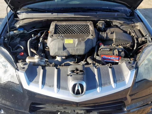 5J8TB18557A015760 - 2007 ACURA RDX TECHNO BLACK photo 7