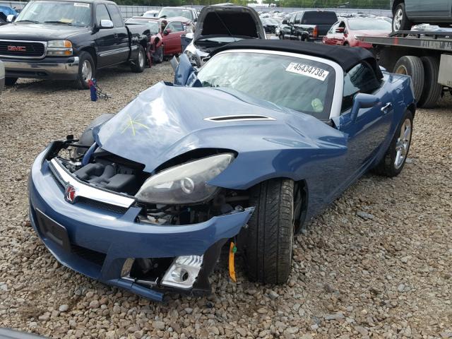 1G8MG35XX7Y138025 - 2007 SATURN SKY REDLIN BLUE photo 2