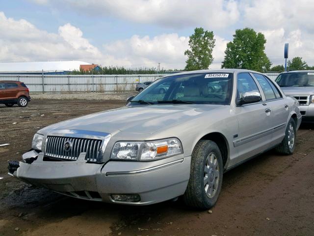 2MEHM75V68X613403 - 2008 MERCURY GRAND MARQ SILVER photo 2