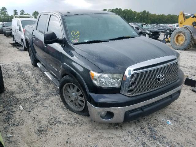 5TFDM5F14CX035879 - 2012 TOYOTA TUNDRA CRE BLACK photo 1