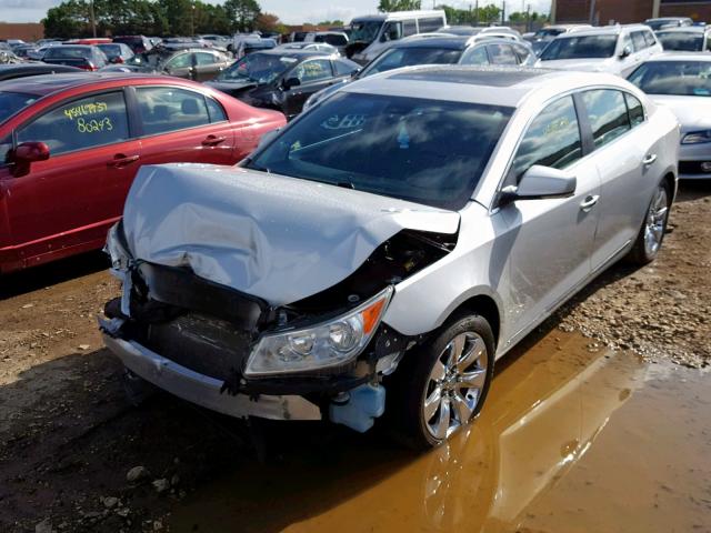 1G4GE5ED1BF102055 - 2011 BUICK LACROSSE C SILVER photo 2